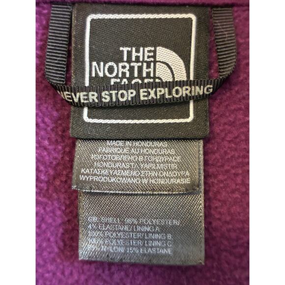 THE NORTH FACE Winter Jacket Womens L Purple Full Zip Windwall Outdoor Gorpcore - Picture 5 of 16